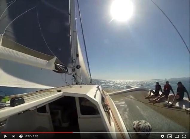 Video: Rapido 60 at 24 knots, Airlie Beach 2018