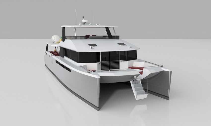 RC17 (Commercial), “The Ultimate Day Trip Cat”, explains naval architect