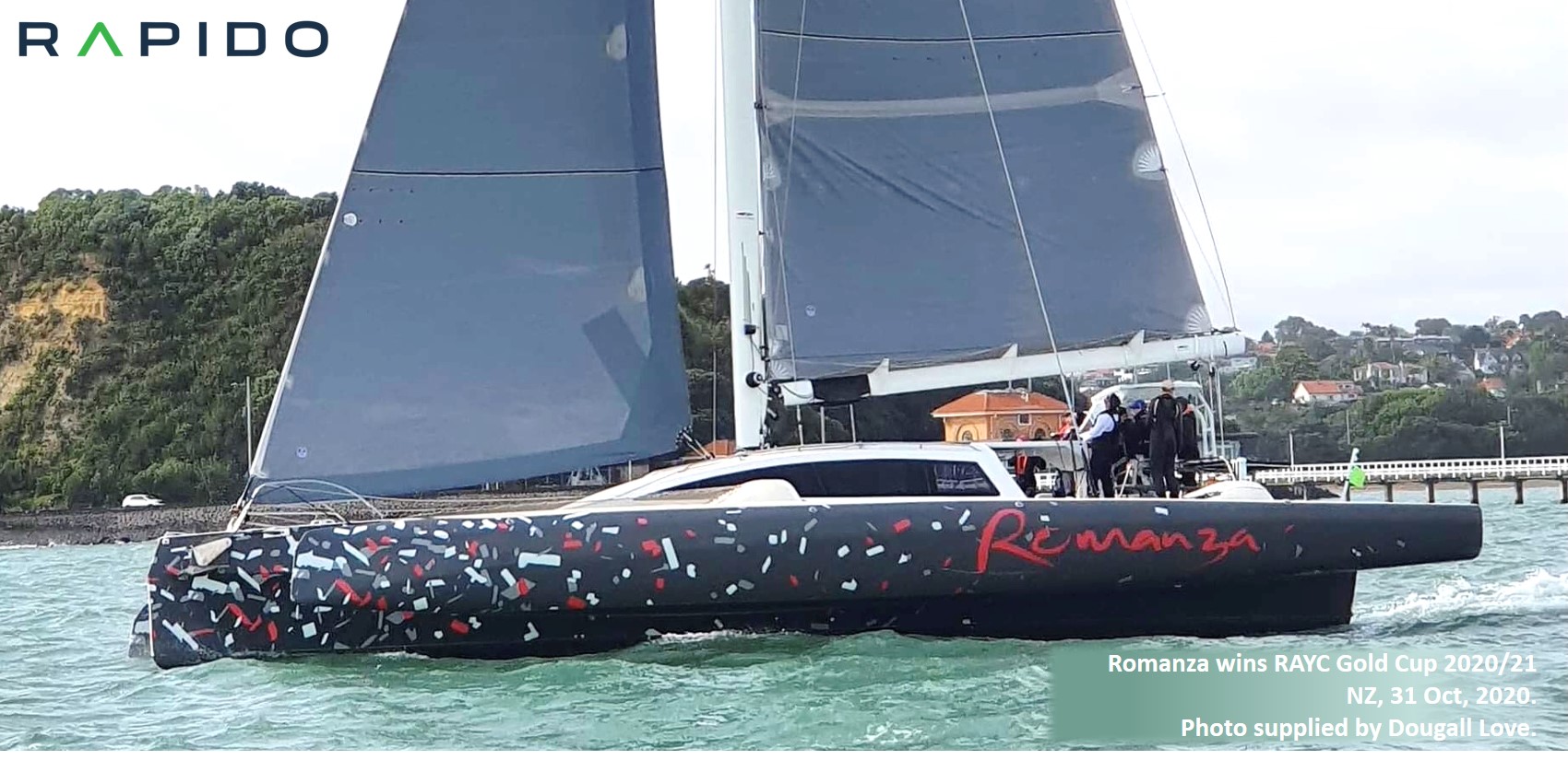 Romanza takes line honours in 44nm Gold Cup Race 3, New Zealand