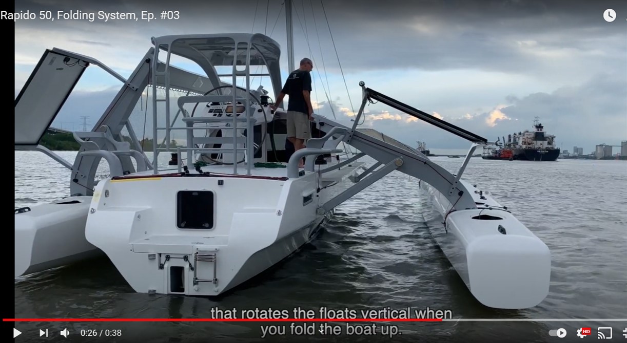 Video: Rapido 50, Folding floats, Ep. #03