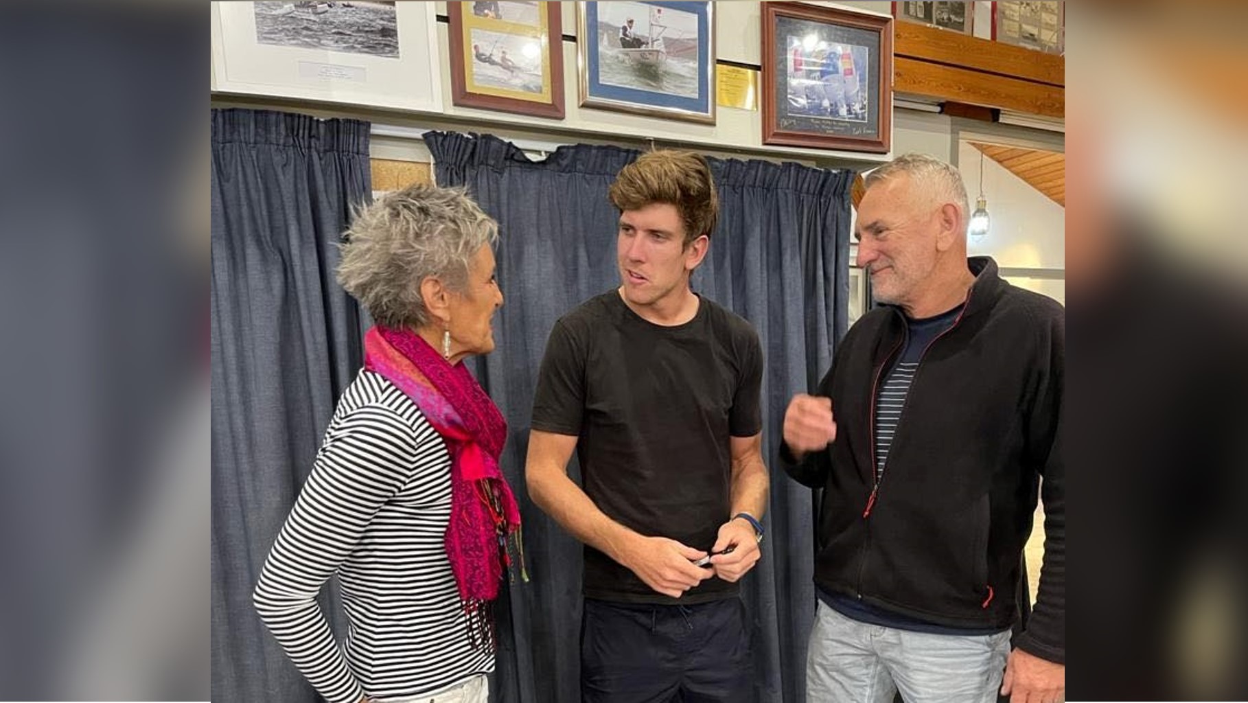 Dougall and Jaz meet Peter Burling of America’s Cup fame