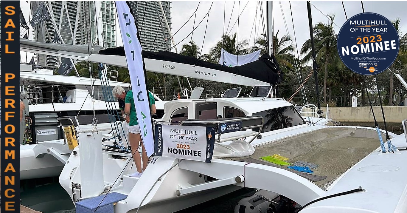 Rapido 40 nominated for Multihull of the Year 2023, “Sail Performance”