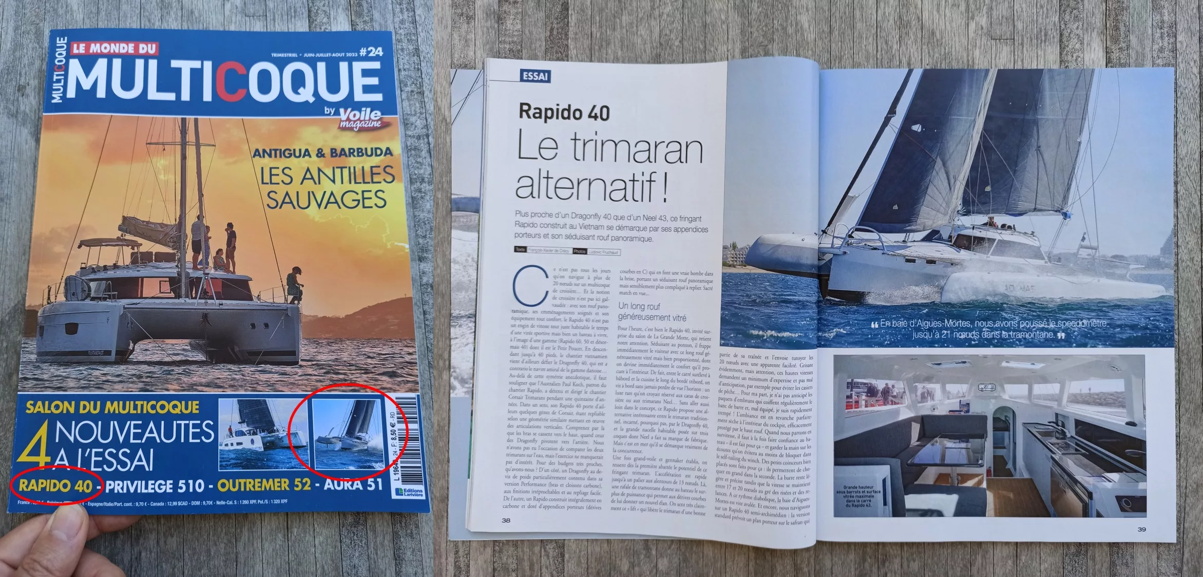 Rapido 40: The Alternative Trimaran, Le Monde Multiocoque, by Voile Magazine