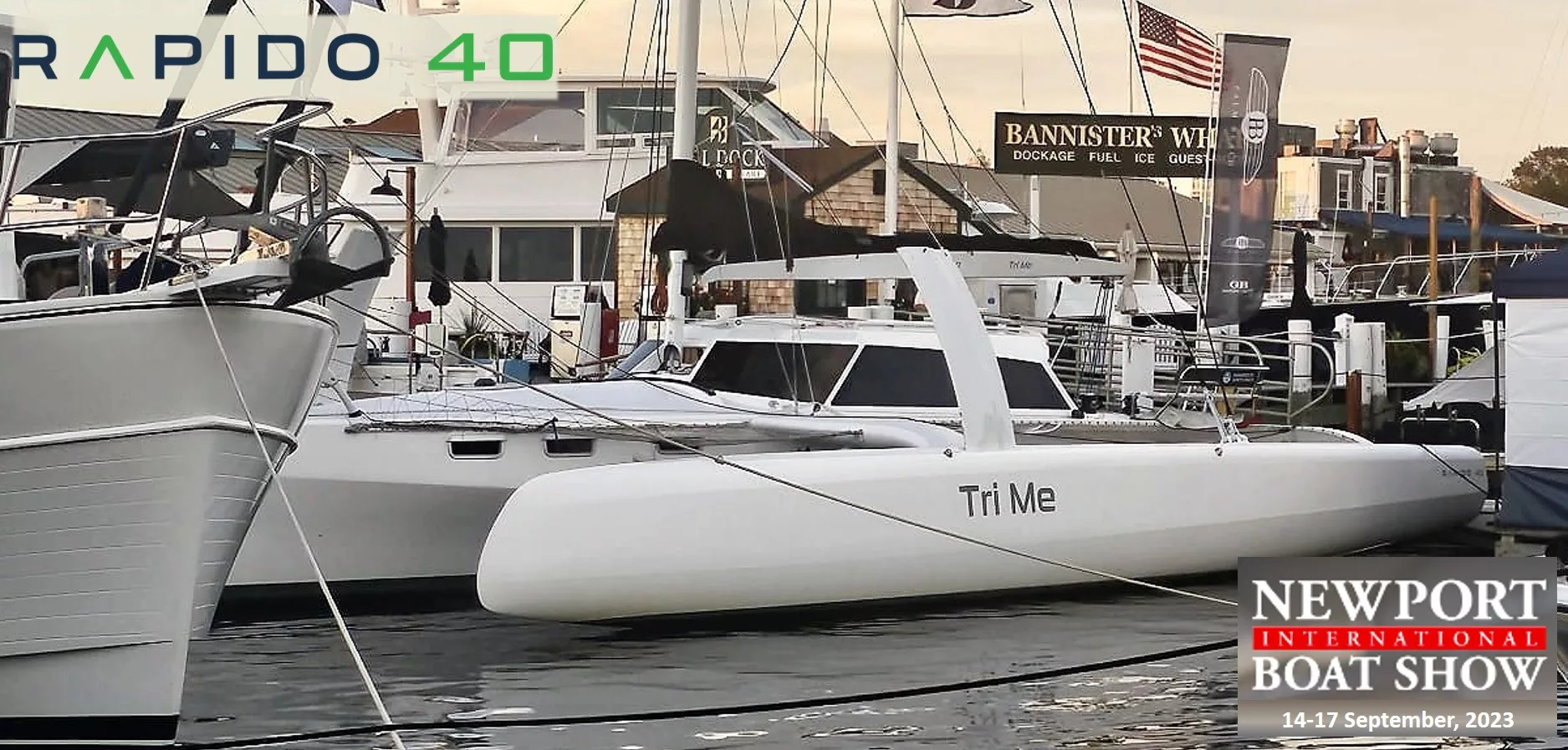 Rapido 40 at Newport Boat Show, Rhode Island, USA; 14-17 September 2023