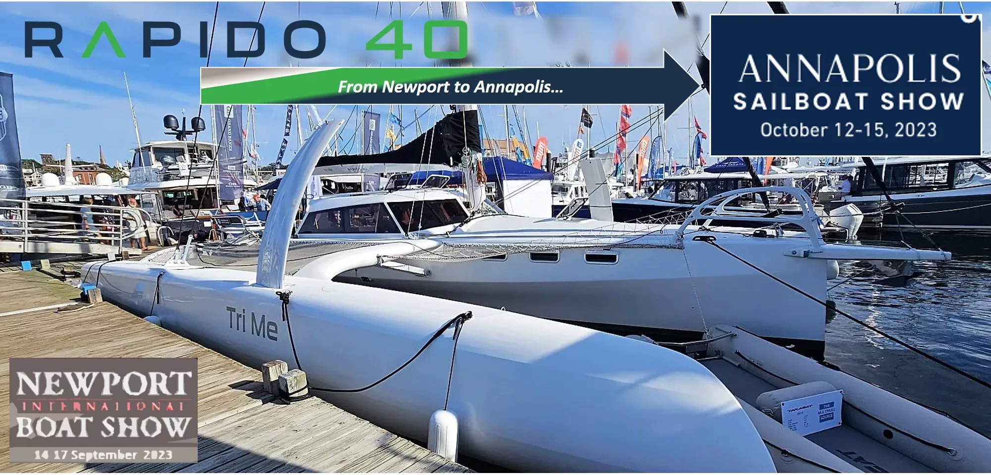 Rapido 40 at Annapolis Boat Show, USA, 12-15 October 2023