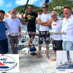 Picomole, Rapido53XS, wins 1st Leg of ARC Europe 2025.