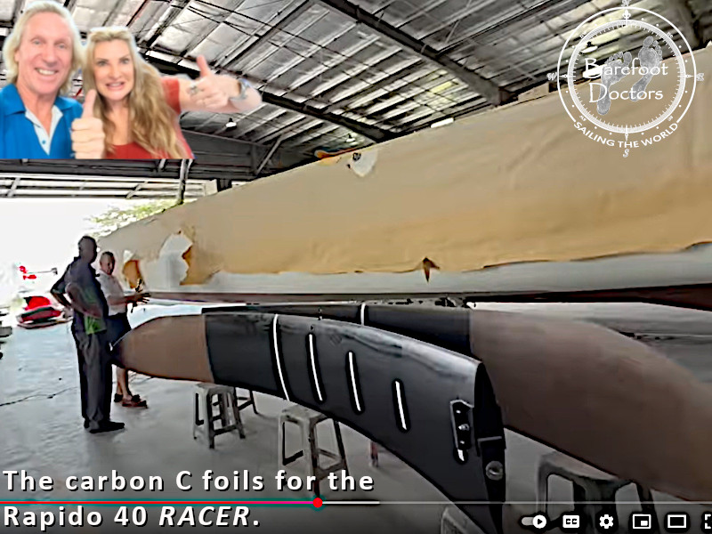 Inside the Speed Machine: Rapido 40 RACER Video Tour with Barefoot Doctors Sailing