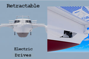 Retractable Electric Drives on Rapidos.