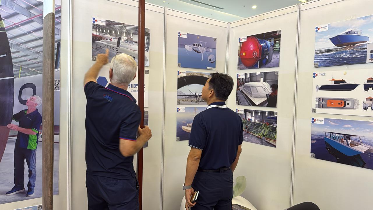 Triac Composites joined VIMOX, the Vietnam International Marine and Offshore Expo in HCMC, in November 2025.