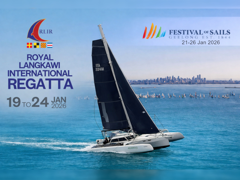 Rapido Trimarans will compete in the Malaysian and Australian regattas in January 2026 - including the global debit of the Rapido 40 Racer.