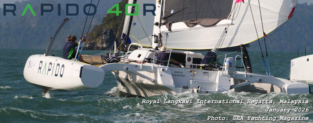 Rapido 40 Racer, Langkawi International Regatta. Photo by SEA Yachting Magazine.
