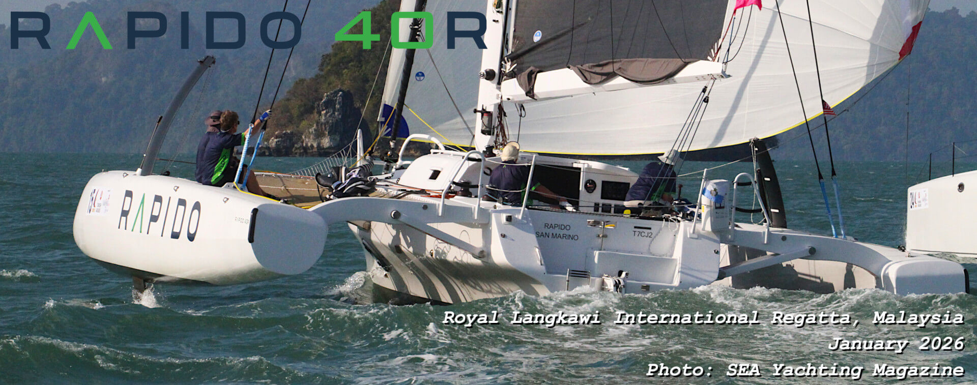 Rapido 40 Racer, Langkawi International Regatta. Photo by SEA Yachting Magazine.