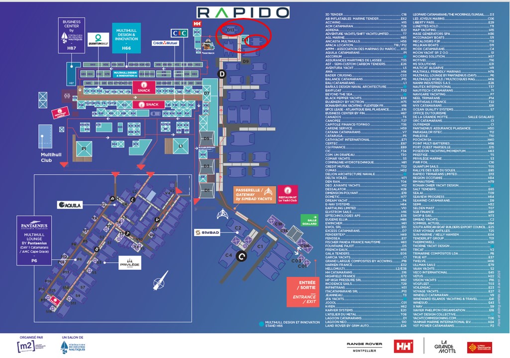 La Grande Motte layout 2026