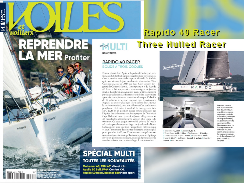 Voiles magazine 2026, Rapido 40 Racer