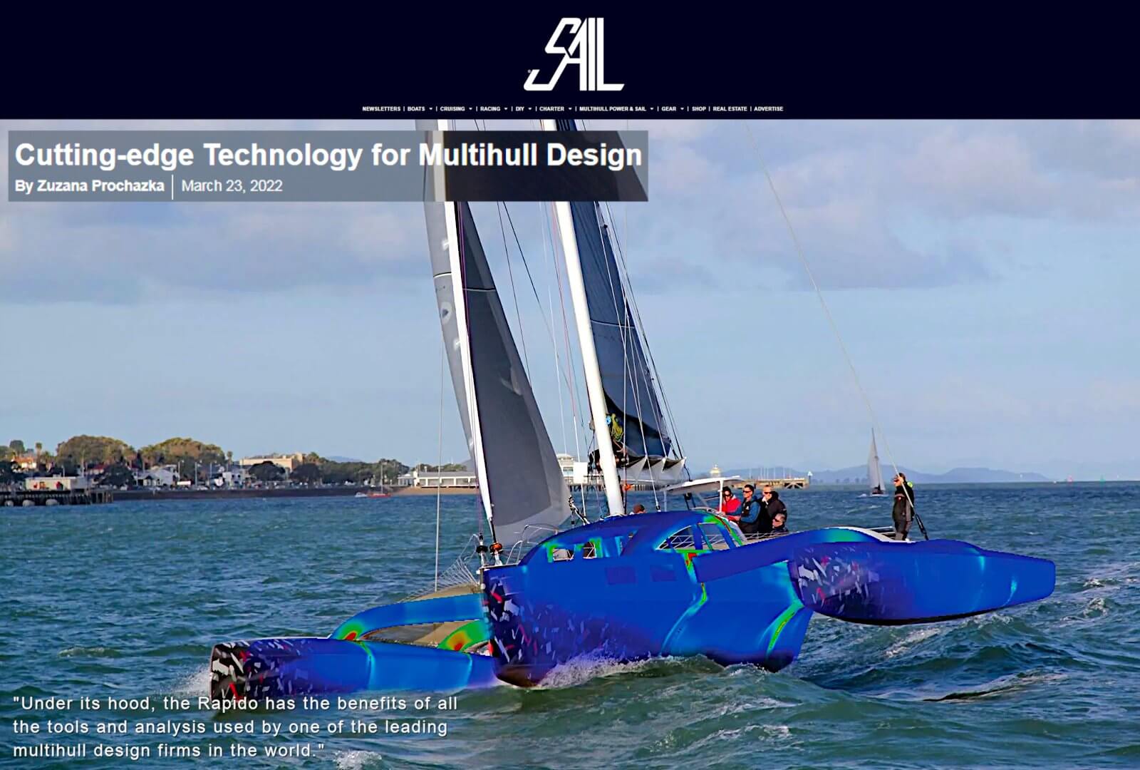 Morrelli & Melvin, Rapido Trimarans