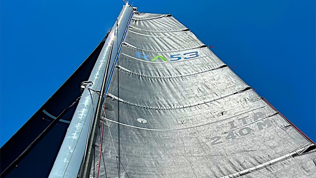 Mainsail on Rapido 53XS, Picomole.